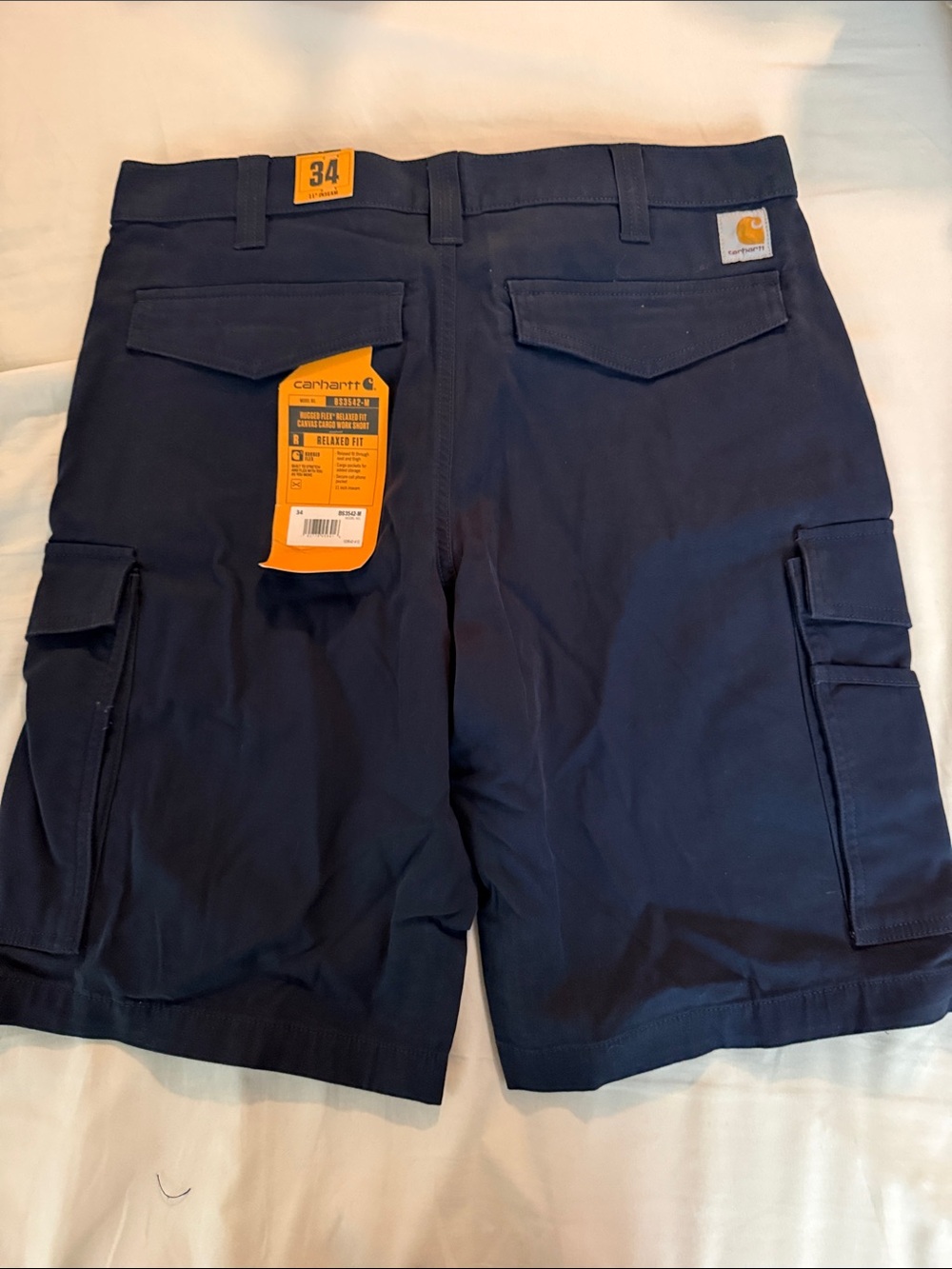 Carhartt Men's Navy Blue Cargo Utility Shorts
